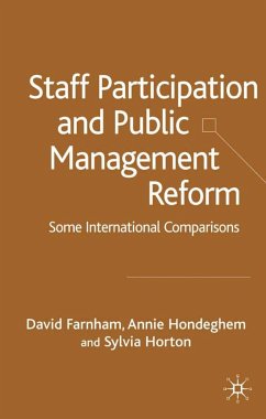 Staff Participation and Public Management Reform - Farnham, David / Hondeghem, Annie / Horton, Sylvia