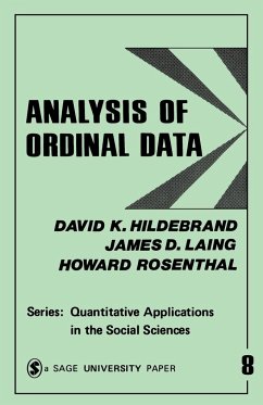 Analysis of Ordinal Data - Hildebrand, David K.; Laing, James D.; Rosenthal, Howard