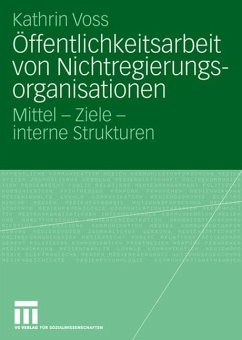 Öffentlichkeitsarbeit von Nichtregierungsorganisationen - Voss, Kathrin