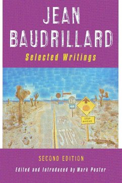 Jean Baudrillard: Selected Writings - Baudrillard, Jean