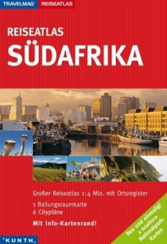 Cover Reiseatlas Südafrika, Namibia, Botsuana