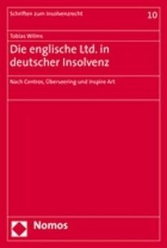 Die englische Ltd. in deutscher Insolvenz - Wilms, Tobias