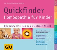 Quickfinder Homöopathie für Kinder - Wiesenauer, Markus