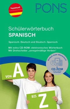PONS Schülerwörterbuch Spanisch für die Schule - Spanisch-Deutsch /Deutsch-Spanisch, mit CD-Rom