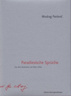 Paradiesische Sprüche - Pavlovic, Miodrag