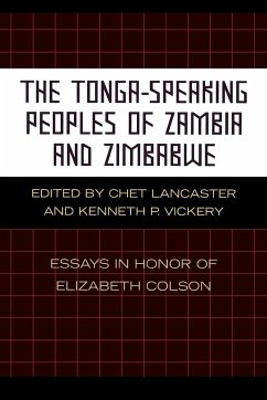 The Tonga-Speaking Peoples of Zambia and Zimbabwe