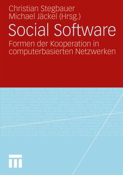 Social Software - Stegbauer, Christian / Jckel, Michael (Hgg.)