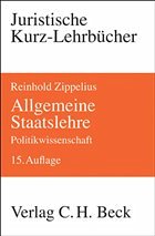 Allgemeine Staatslehre - Zippelius, Reinhold