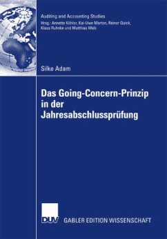 Das Going Concern Prinzip in der Jahresabschlussprüfung - Adam, Silke