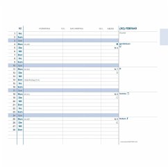 Kalender-Einlage Plain 2025