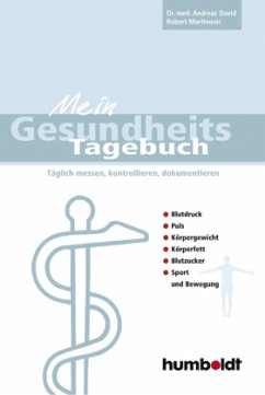 Mein Gesundheitstagebuch - David, Andreas; Martinovic, Robert