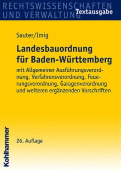 Landesbauordnung für Baden-Württemberg - Imig, Klaus