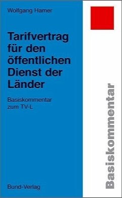 Tarifvertrag für den öffentlichen Dienst - Hamer, Wolfgang