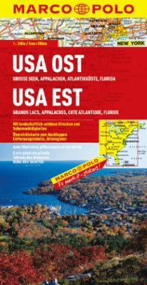 Cover Marco Polo Karte USA Ost. USA Est / USA East