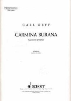 Cover Carmina Burana, Einzelstimme Tenor / Bass