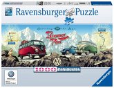 Ravensburger 15102 - Brenner Pass, Mit dem VW Bulli über den Brenner, Panorama, Puzzle 1000 Teile