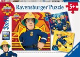 Fireman Sam: Bei Gefahr Sam rufen. Puzzle 3 x 49 Teile