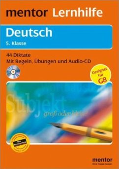 Deutsch 5. Klasse, 44 Diktate, m. Audio-CD - Geist, Alexander