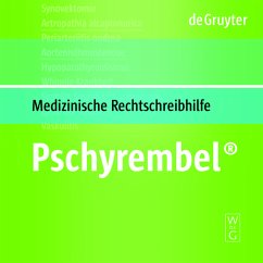 Pschyrembel Medizinische Rechtschreibhilfe, 1 CD-ROM