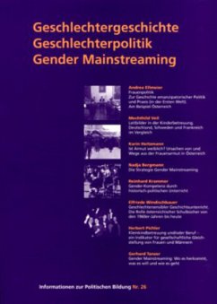 Cover Geschlechtergeschichte, Gleichstellungspolitik, Gendermainstreaming