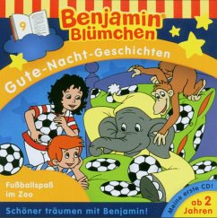Benjamin Blümchen, Gute-Nacht-Geschichten - Fußballspaß im Zoo, 1 Audio-CD