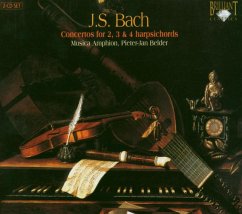 Concertos 2,3 & 4 Harpsichords - Belder,Pieter-Jan/Musica Amphion