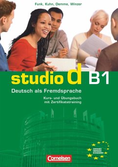 studio d B1. Gesamtband 3. Kurs- und Übungsbuch mit CD - Funk, Hermann;Kuhn, Christina;Winzer-Kiontke, Britta