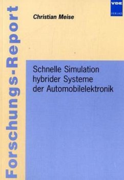 Cover Schnelle Simulation hybrider Systeme der Automobilelektronik