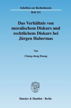 Das Verhältnis von moralischem Diskurs und rechtlichem Diskurs bei Jürgen Habermas. - Huang, Chung-Cheng