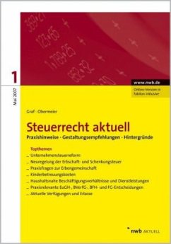 Cover NWB Steuerrecht aktuell