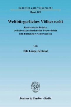 Weltbürgerliches Völkerrecht. - Lange-Bertalot, Nils
