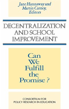 Cover Decentralization School Improvement