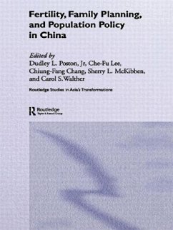 Fertility, Family Planning and Population Policy in China - Poston, Dudley L. / Chang, Chiung-Fang / McKibben, Sherry L. / Walther, Carol S. / Lee, Che-Fu (eds.)