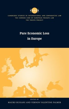 Pure Economic Loss in Europe - Bussani, Mauro / Palmer, Vernon Valentine (eds.)