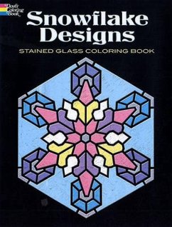 Snowflake Designs Stained Glass Coloring Book - Smith, A G