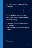 III. Geschichte Von Staedten Und Voelkern (Horographie Und Ethnographie), C. Autoren Ueber Einzelne Laender. Nr. 608a-856. (Zweiter Band: Illyrien-Thr