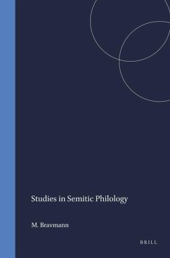 Studies in Semitic Philology - Bravmann, M M
