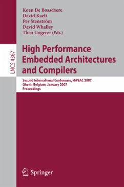Cover High Performance Embedded Architectures and Compilers