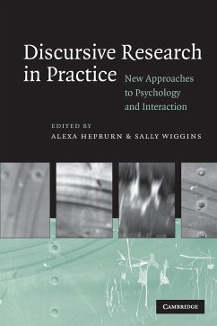 Discursive Research in Practice - Hepburn, Alexa / Wiggins, Sally (eds.)