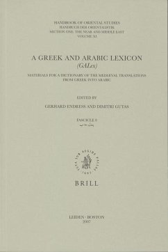 A Greek and Arabic Lexicon, (Galex): Fascicle 8 B - Bdl