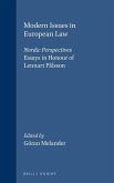 Modern Issues in European Law: Nordic Perspectives; Essays in Honour of Lennart Pålsson