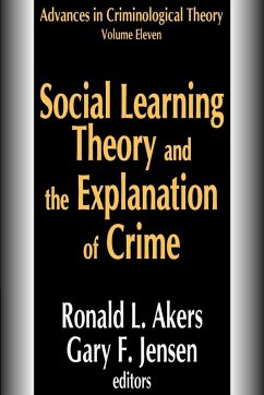 Social Learning Theory and the Explanation of Crime