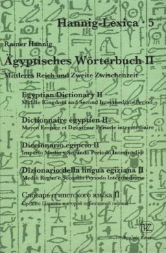 Ägyptisches Wörterbuch 2 - Hannig, Rainer