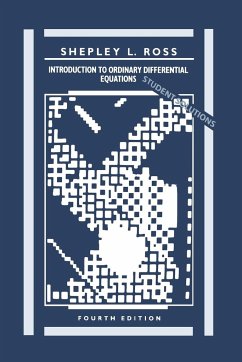 Introduction to Ordinary Differential Equations, Student Solutions Manual - Ross, Shepley L.; Ross, P. Stewart Stewart Stewart Michael