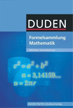 Formelsammlung Mathematik mittlerer Schulabschluss - Engelmann, Lutz;Meyer, Lothar;Liesenberg, Günter