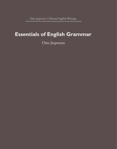 Essentials of English Grammar - Jespersen, Otto