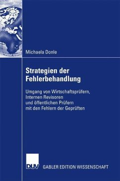 Strategien der Fehlerbehandlung - Donle, Michaela