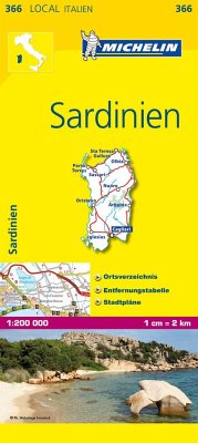 Michelin Karte Sardinien