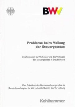 Cover Probleme beim Vollzug der Steuergesetze