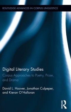 Digital Literary Studies - Hoover, David L; Culpeper, Jonathan; O'Halloran, Kieran